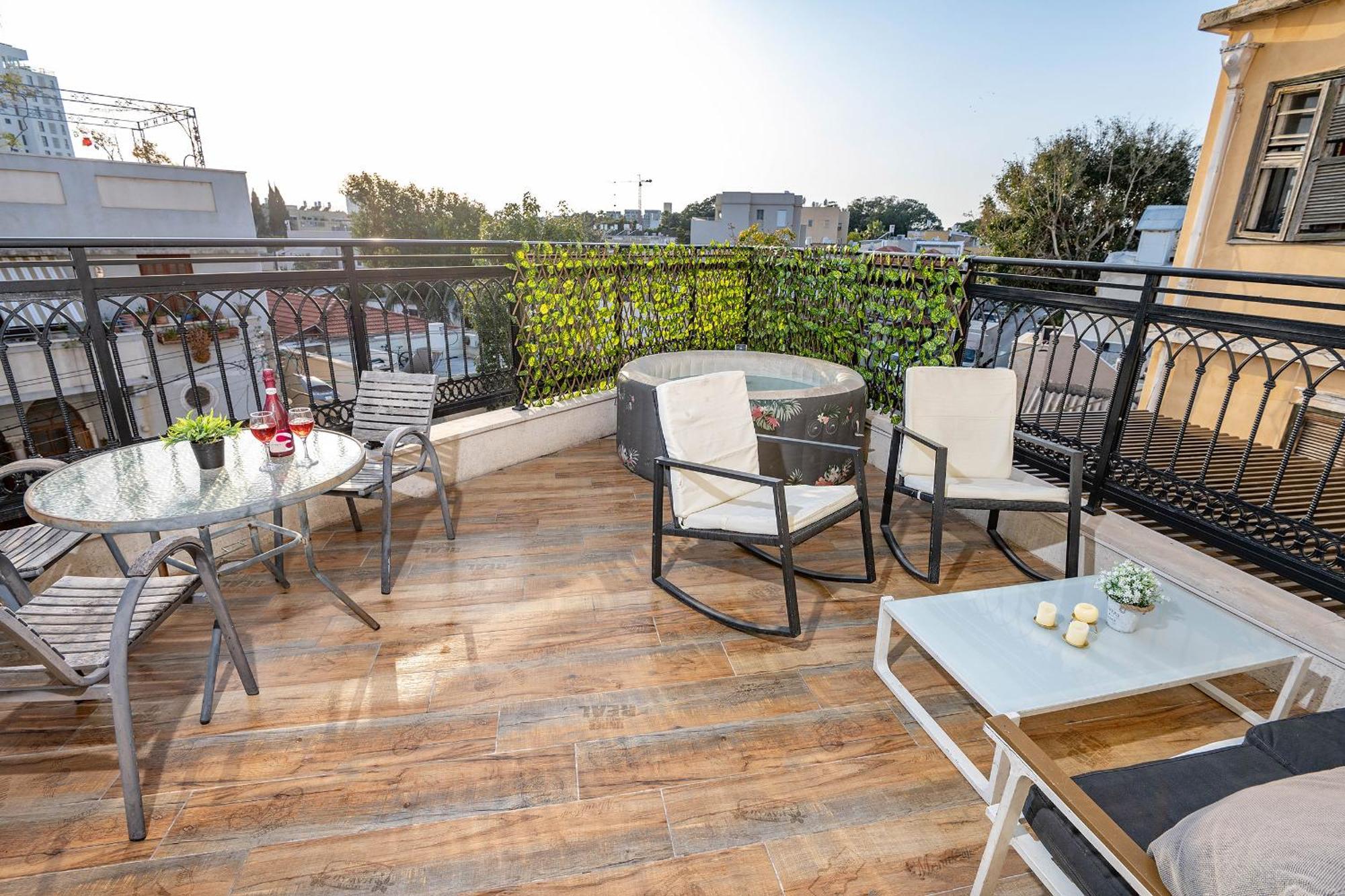 דירות Luxurious Penthouse In Tel Aviv With Pool חדר תמונה